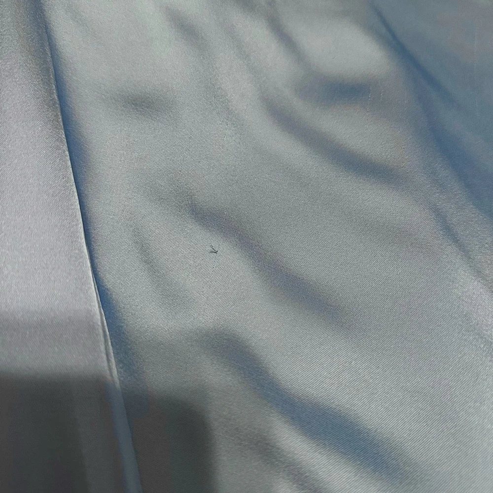 Elegant Sky Blue Backless Evening Gown - Picture 6 of 6